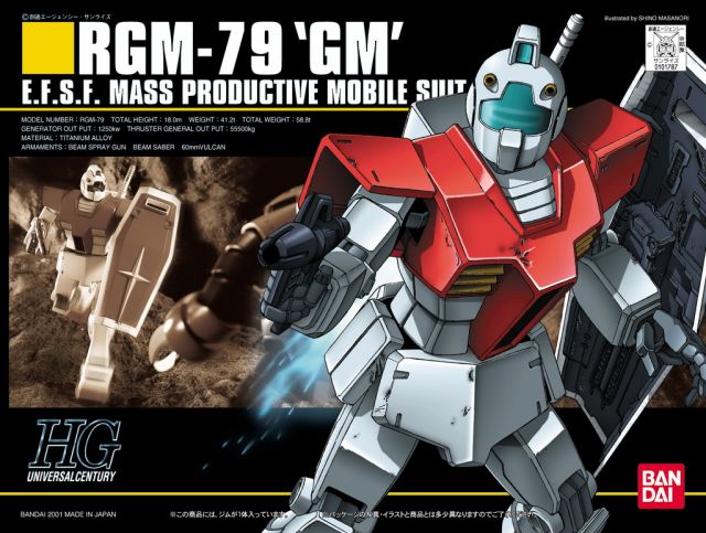 Bandai HGUC 020 RGM-79 GM (BAS1101787) Heartland Hobby