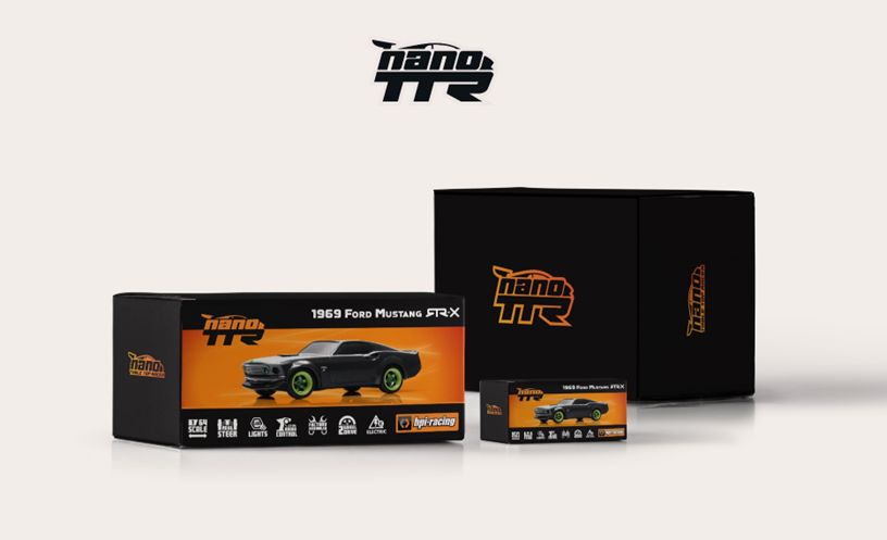 HPI nano-TTR 1969 Ford Mustang RTR-X (HPI160980) HRP