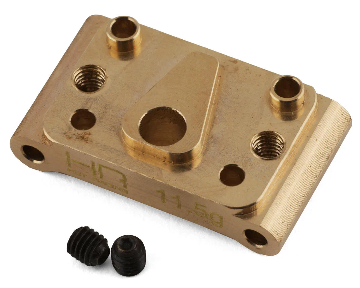 Hot Racing: Losi Mini-T 2.0 Brass Front Pivot Block Hot Racing