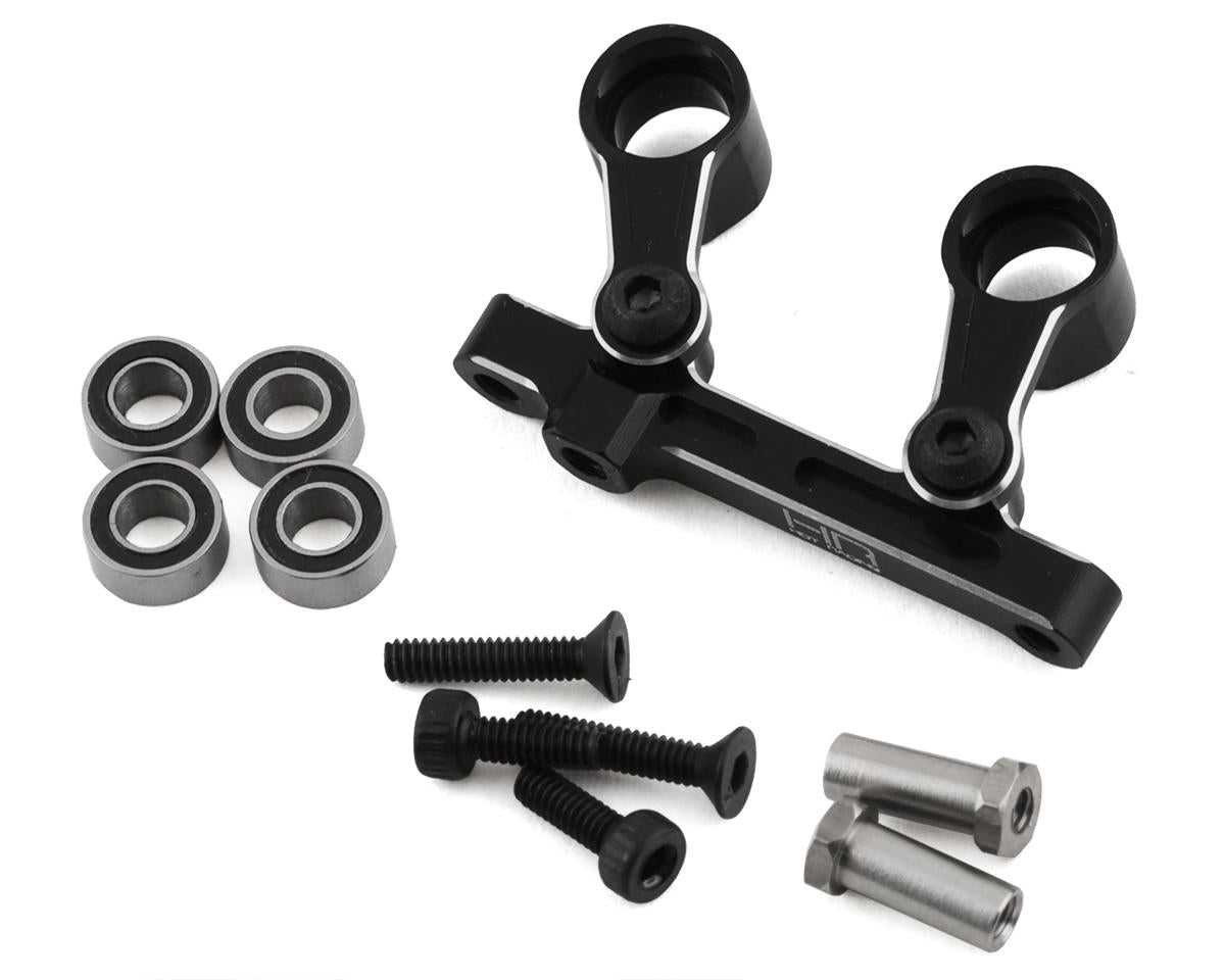 Hot Racing Losi Mini-T 2.0/Mini-B Aluminum Steering Bellcrank (Black) (HRAMTT4801) Hot Racing