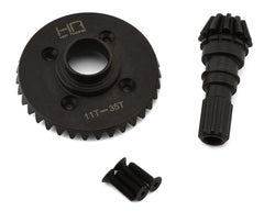 Hot Racing: Steel Helical Differential Ring & Pinion Gear for Traxxas X-Max/XRT (Front) (35T/11T) (SXRT93511F) Hot Racing