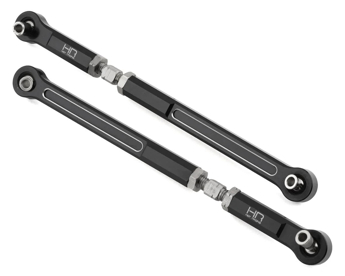 Hot Racing: Adjustable Steering Links for Traxxas X-Maxx (Black) (2) (XMX49A01) Hot Racing