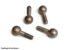 Traxxas Aluminum Pivot Balls with Cap Bushings (4) TRAXXAS