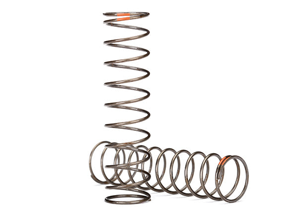 Traxxs GTS Shock Springs (0.39-Rate Orange Stripe) (2) TRAXXAS