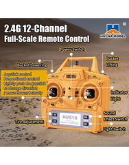 HUINA 8X8 RC DUMP TRUCK RC PRO