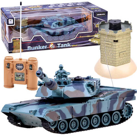 RC Pro: 1:28 R/C BATTLE TANK VS BUNKER 99867 RC PRO