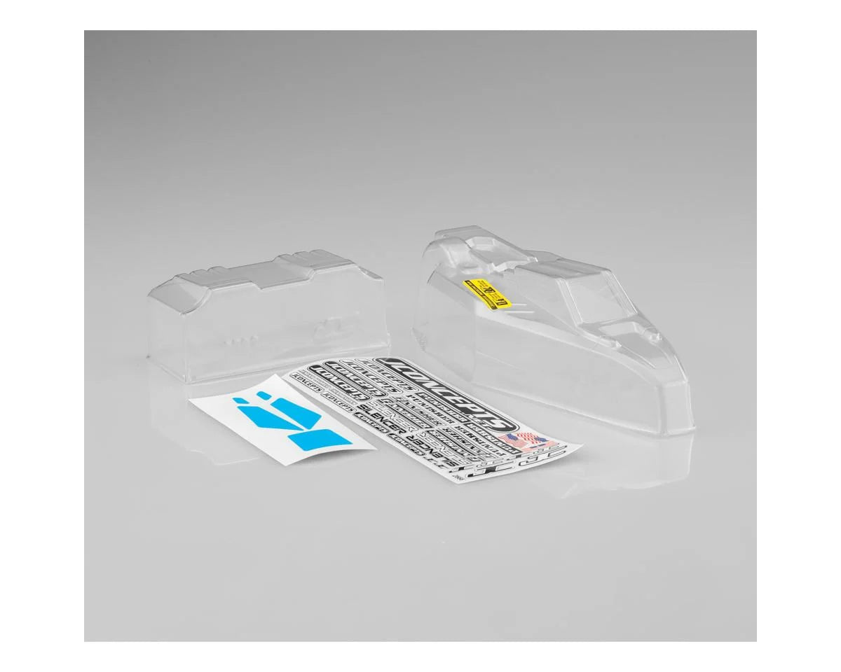 JConcepts: Losi Mini-B "F2" Body w/Wing (Clear) (JCO0452) Amain Hobbies