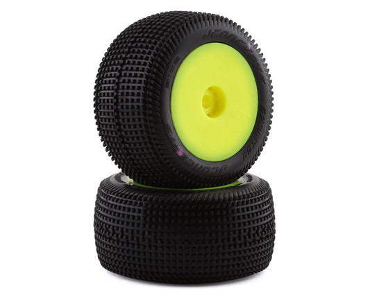 JConcepts: Mini-T 2.0 Sprinter Pre-Mounted Rear Tires (Multiple Colors Available) (JC03102) Amain Hobbies