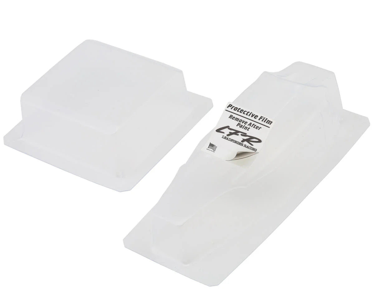 Leadfinger Racing Micro-B Retro-Mod Body & Wing Set (Clear) (LFRE4061) Amain Hobbies