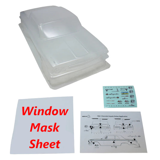 Redcat 1962 Impala Body Uncut (Clear)(1pc) (RER16015) Redcat