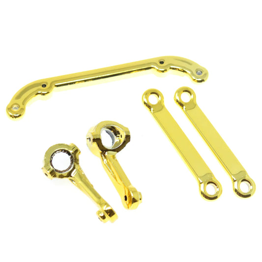 Redcat V2 Steering Arms L/R and V2 Toe Links (Gold) (1set) (RER25824) Redcat