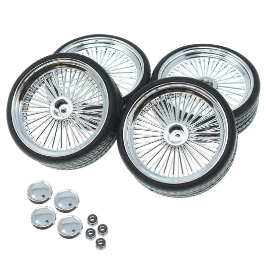 Redcat Chrome 26” Wire Wheel & Tire Set (RER19792) Redcat