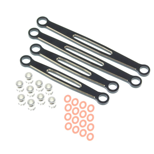 Redcat: Front Links (Brass)(Black)(4pcs) ASCENT 18 Redcat