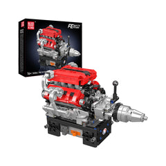Mould King 10204 Italian V8 Engine Building Set | 750 Pcs IMEX