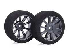 Matrix 30mm 1/10 Foam Rear Tires (Air Carbon Rim) (2) (12mm Hex) (30 Shore) Amain Hobbies