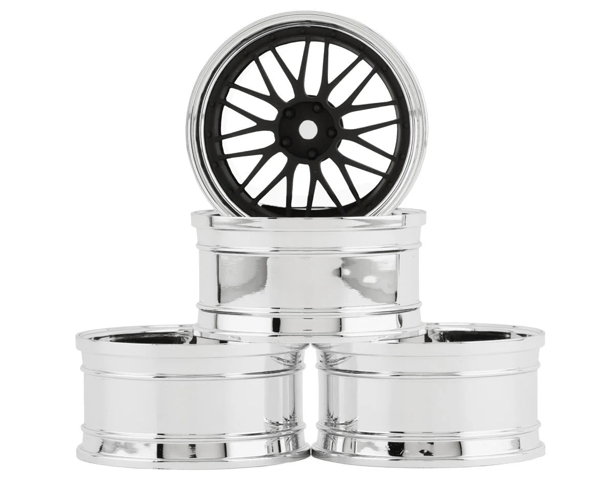 MST S-FBK LM offset changeable wheel set (4) (Offset Changeable) w/12mm Hex Amain Hobbies