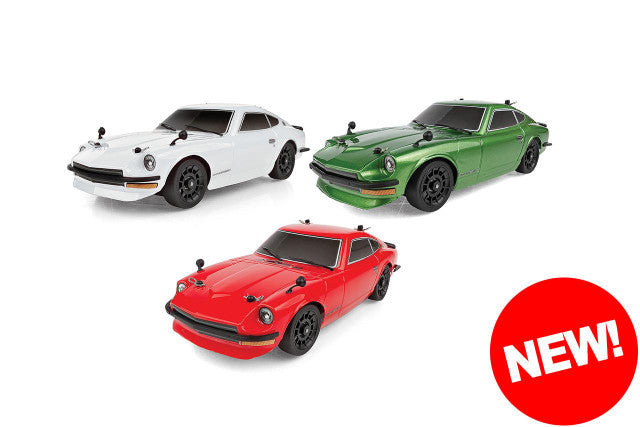 Team Associated: SR27 Datsun 240Z 1/27 RTR Electric 2WD On-Road Touring Car w/2.4GHz Radio (Multiple Colors Available) Amain Hobbies