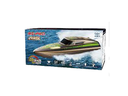 RC-Pro PIRANHA 10" R/C Brushed Boat RTR 2 Friendly Hobbies