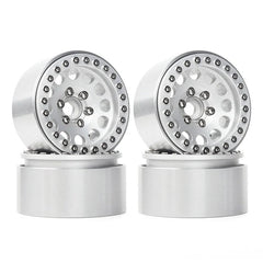 INJORA: 4PCS 1.9" Aluminum Alloy Beadlock Wheel Rims for 1/10 RC Crawler (Multiple Colors Available) INJORA