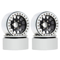 INJORA: 4PCS 1.9" Aluminum Alloy Beadlock Wheel Rims for 1/10 RC Crawler (Multiple Colors Available) INJORA