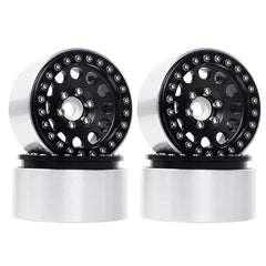 INJORA: 4PCS 1.9" Aluminum Alloy Beadlock Wheel Rims for 1/10 RC Crawler (Multiple Colors Available) INJORA