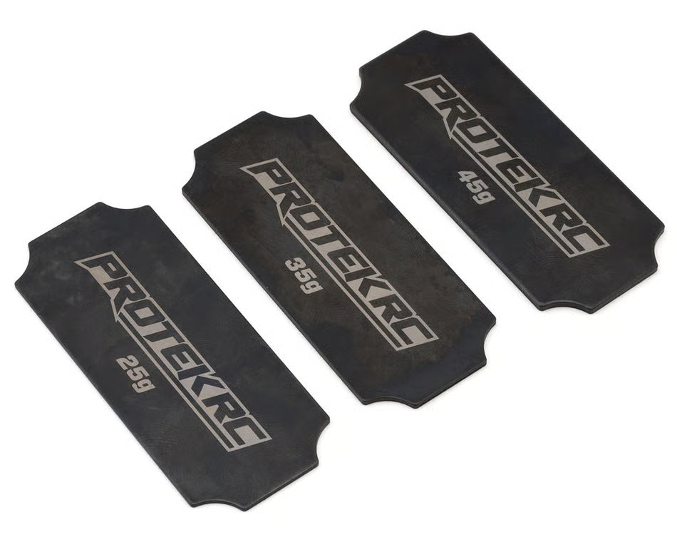 ProTek RC Battery Weight Set for Spencer Rivkin Edition Battery (25g, 35g & 45g) Amain Hobbies