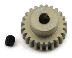 ProTek RC Lightweight Anodized Aluminum 48P Pinion Gear (3.17mm Bore) (24T) (PTK-8611) Amain Hobbies