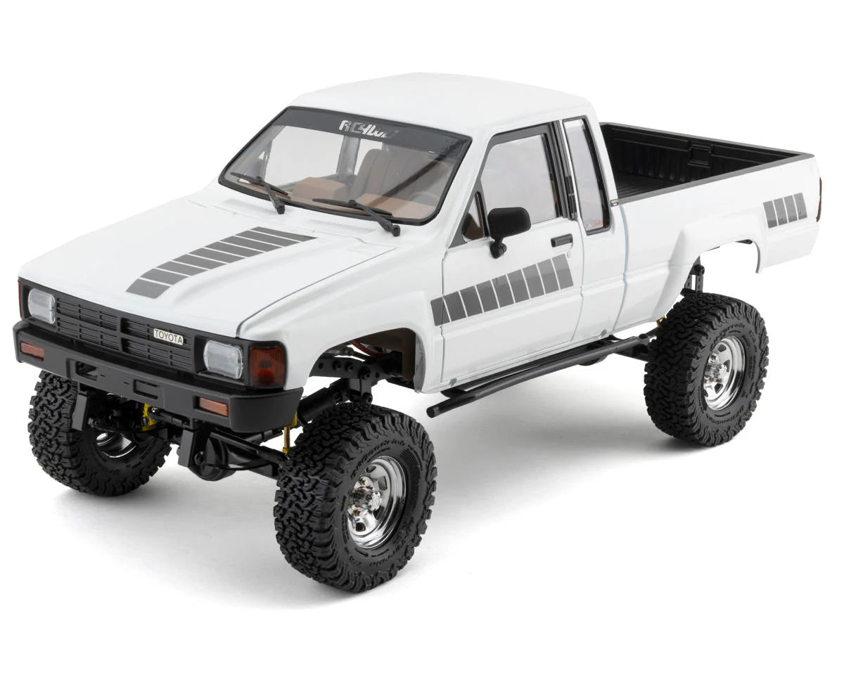 RC4WD: Trail Finder 2 "LWB" 1/10 RTR 4WD Scale Trail Truck w/1987 Toyota XtraCab Body & 2.4GHz Radio (White) RC4WD