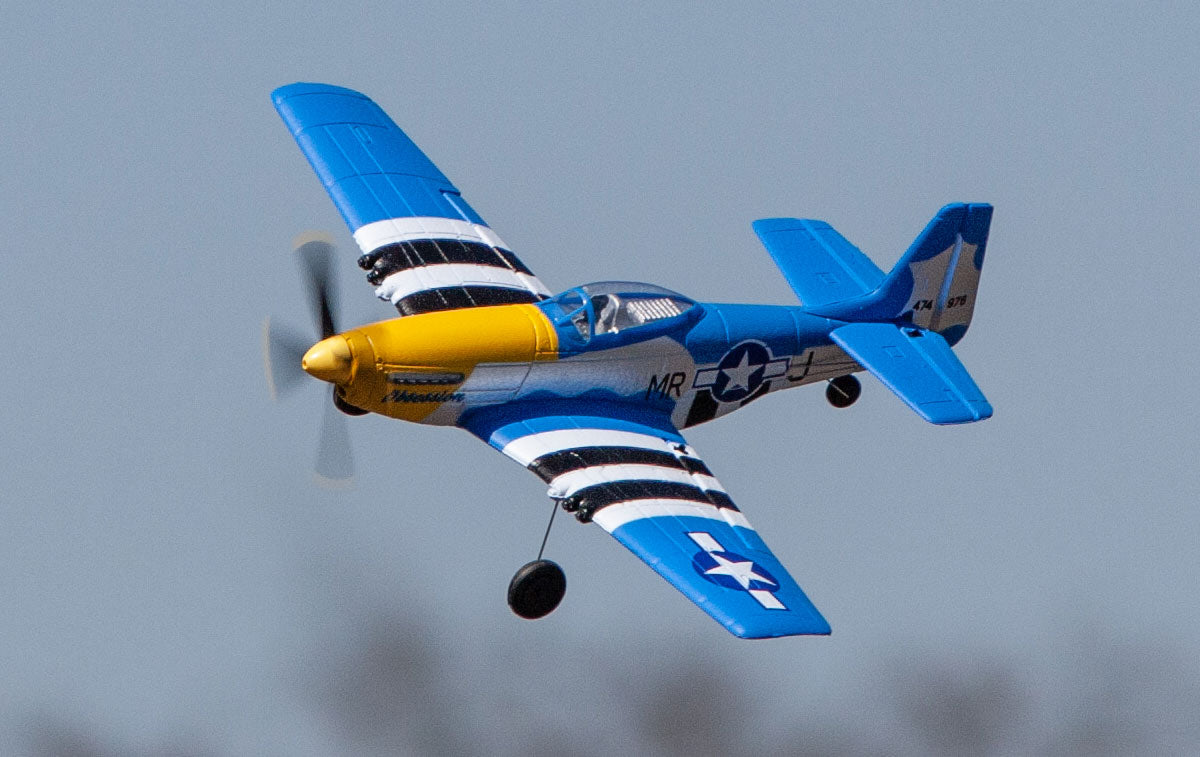 RAGE RC P-51D Obsession Micro RTF Airplane with PASS (Pilot Assist Stability Software) System (RGRA1300V2) HRP
