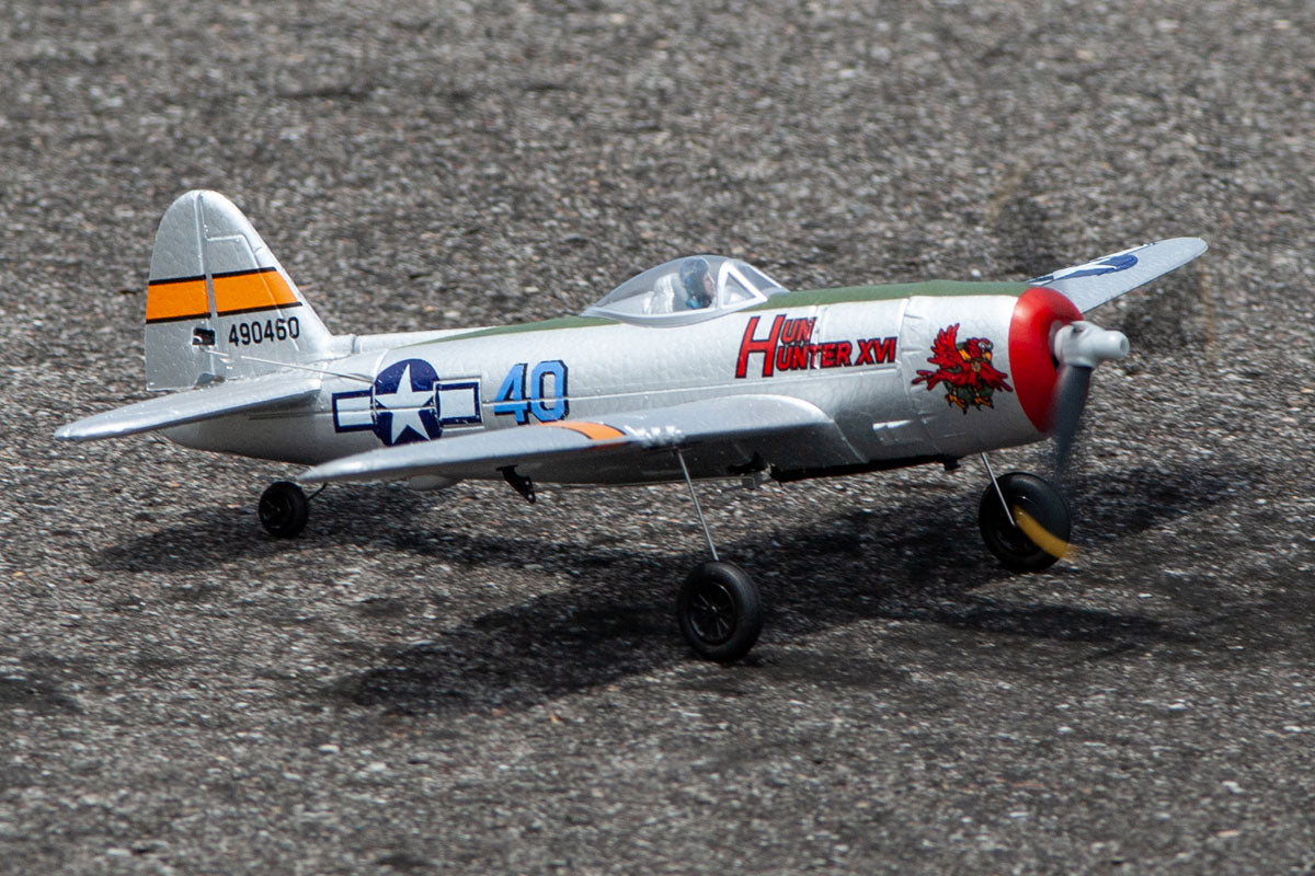 HRP P-47 Thunderbolt Micro RTF Airplane with PASS (Pilot Assist Stability Software) System (GRA1307) HRP