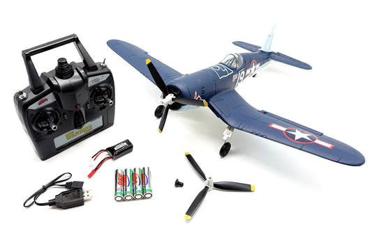 F4U Corsair 500mm Brushless RTF Warbird with PASS (Pilot Assist Stability Software) Syste(RGRA1602) HRP