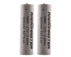 RadioMaster 18650 LiIo Battery (2) (3.7V/3200mAh) Amain Hobbies
