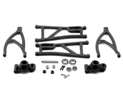 RPM True-Track Rear A-Arm Conversion Kit for Traxxas Revo (Black) RPM