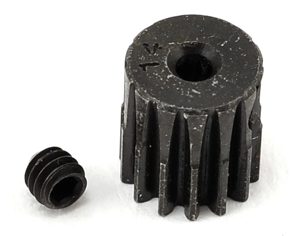 Robinson Racing: Mini 8IGHT .5 Mod Hardened Steel Mini Pinion (2mm Bore) (14T) Amain Hobbies