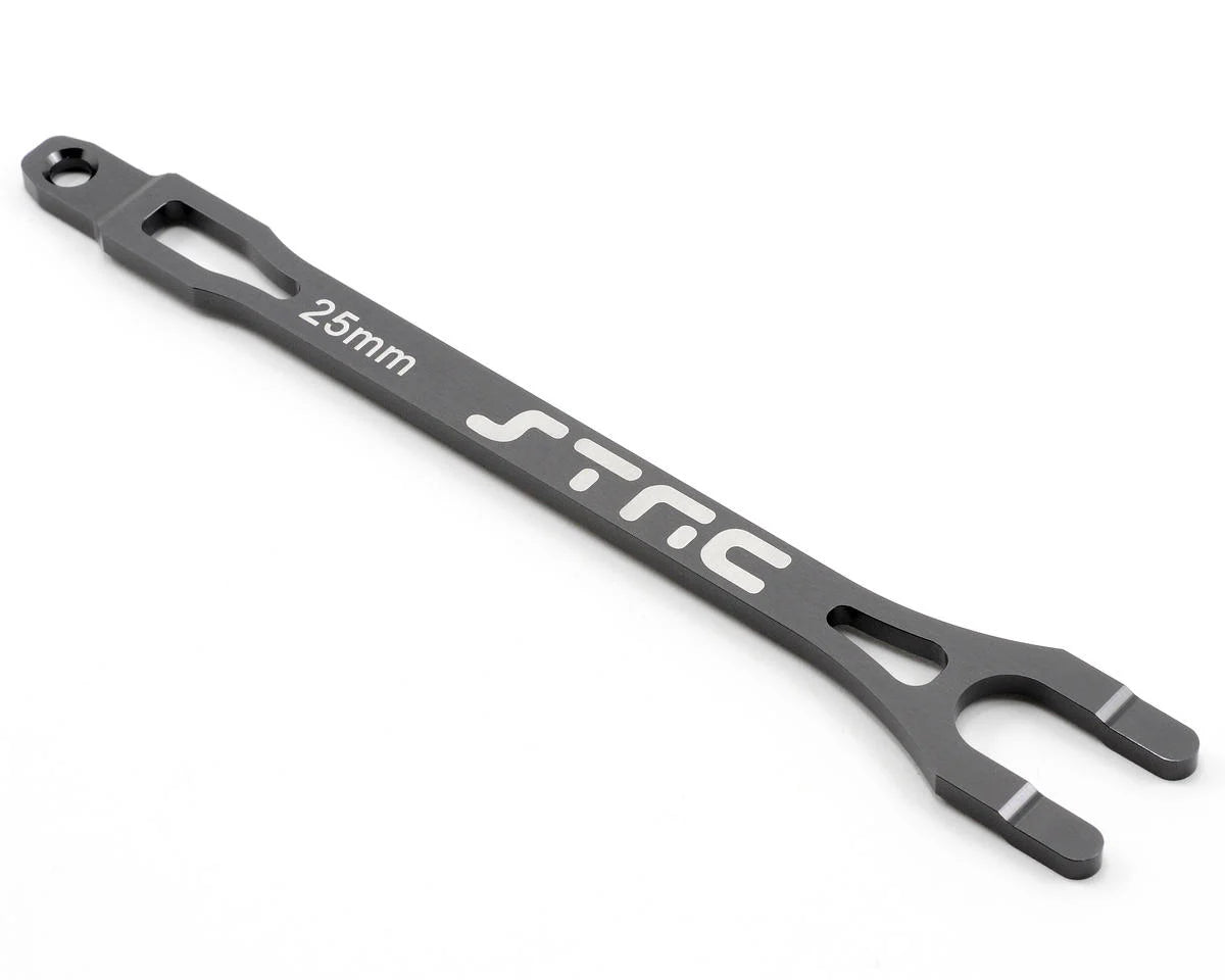 ST Racing Concepts: Aluminum Battery Strap (Gun Metal) Amain Hobbies