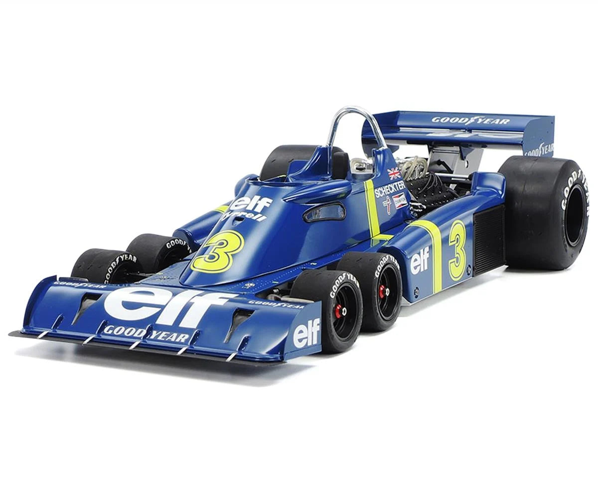 Tamiya 1/12 Tyrrell P34 Six-Wheeler Plastic Model Kit w/Photo-Etched Parts (TAM12036) Amain Hobbies