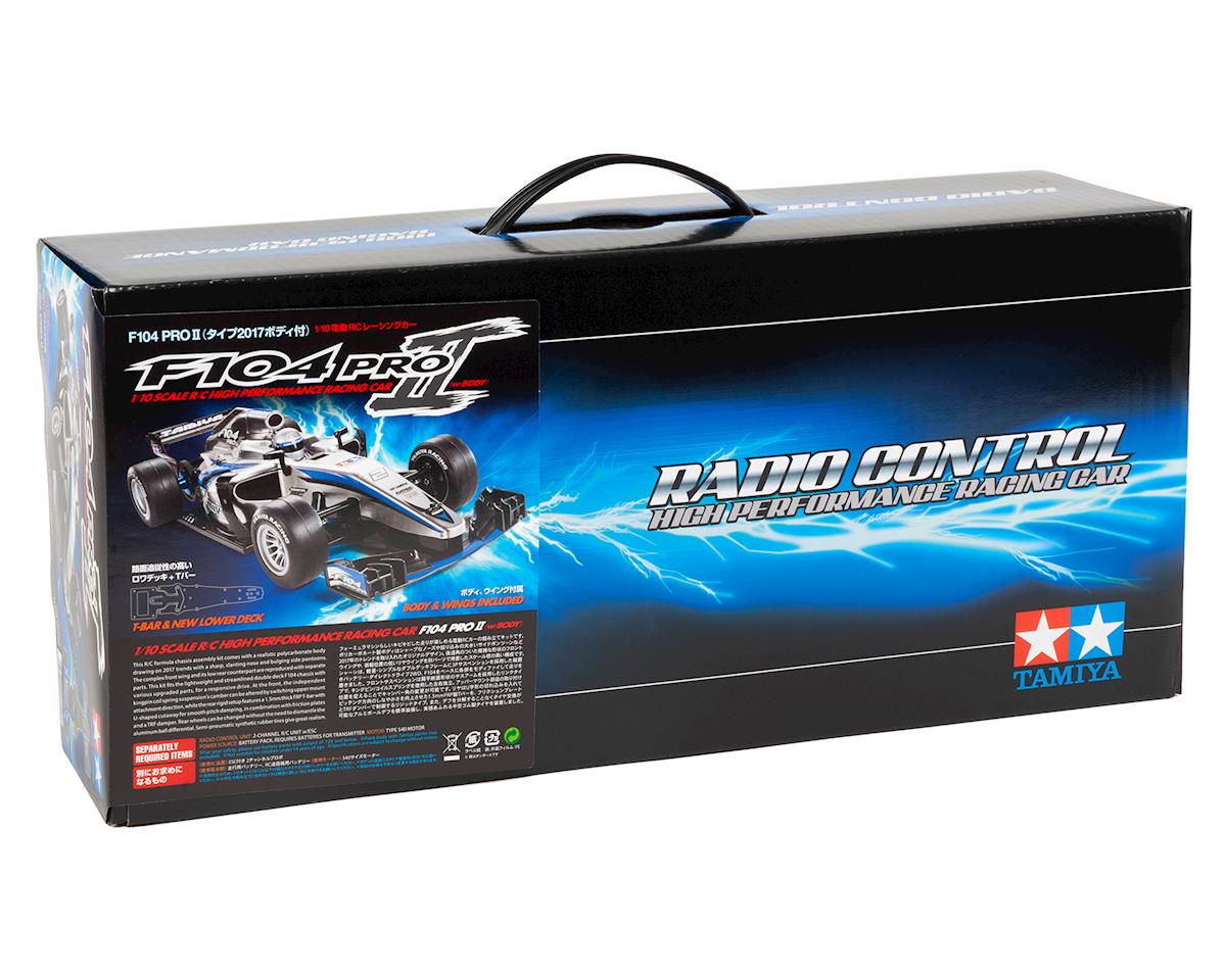 Tamiya F104 PRO II 1/10 Competition F1 Chassis Kit w/Body (TAM58652) Amain Hobbies