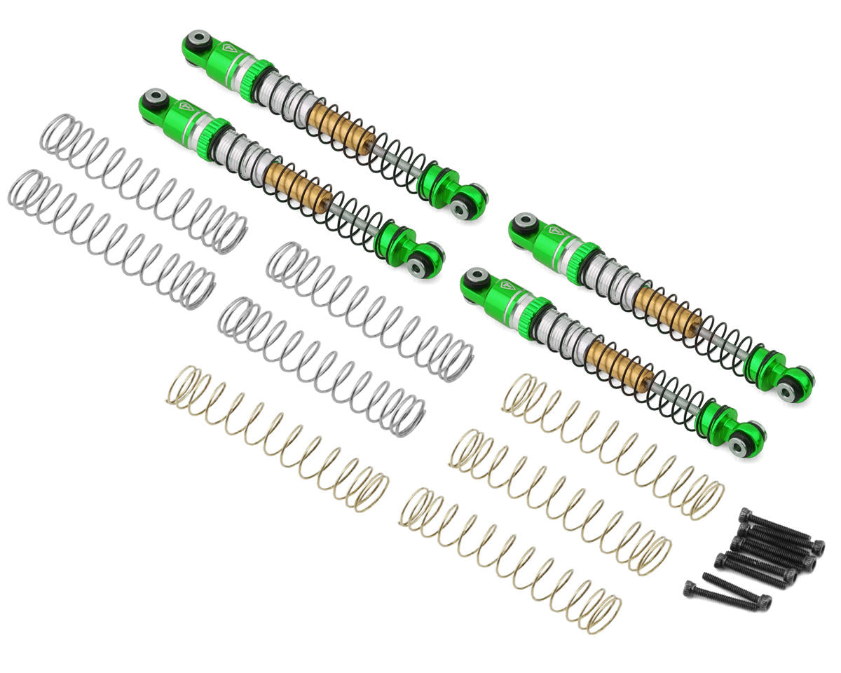 Treal Hobby Axial AX24 Aluminum Long-Travel Threaded Shocks (53mm) (4) (TLHTAX24) Amain Hobbies