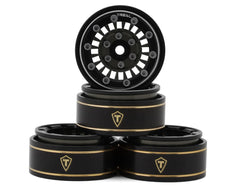 Treal Hobby Type C 1.0" Brass Beadlock Crawler Wheels (Grey) (4) (27.3g)c (TLHTSCX24-147) Amain Hobbies