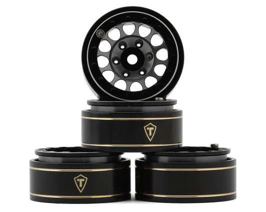 Treal Hobby Type I 1.0" Classic 12-Spoke Beadlock Wheels (Multiple Colors) (4) (27.2g) Amain Hobbies