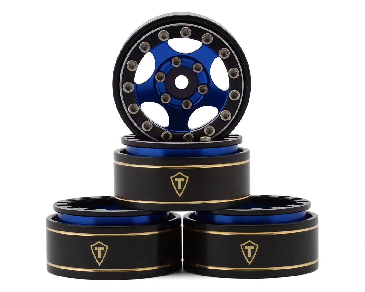 Treal Hobby Type B 1.0" 5-Spoke Beadlock Wheels (Multiple Colors) (4) (22.4g) Amain Hobbies