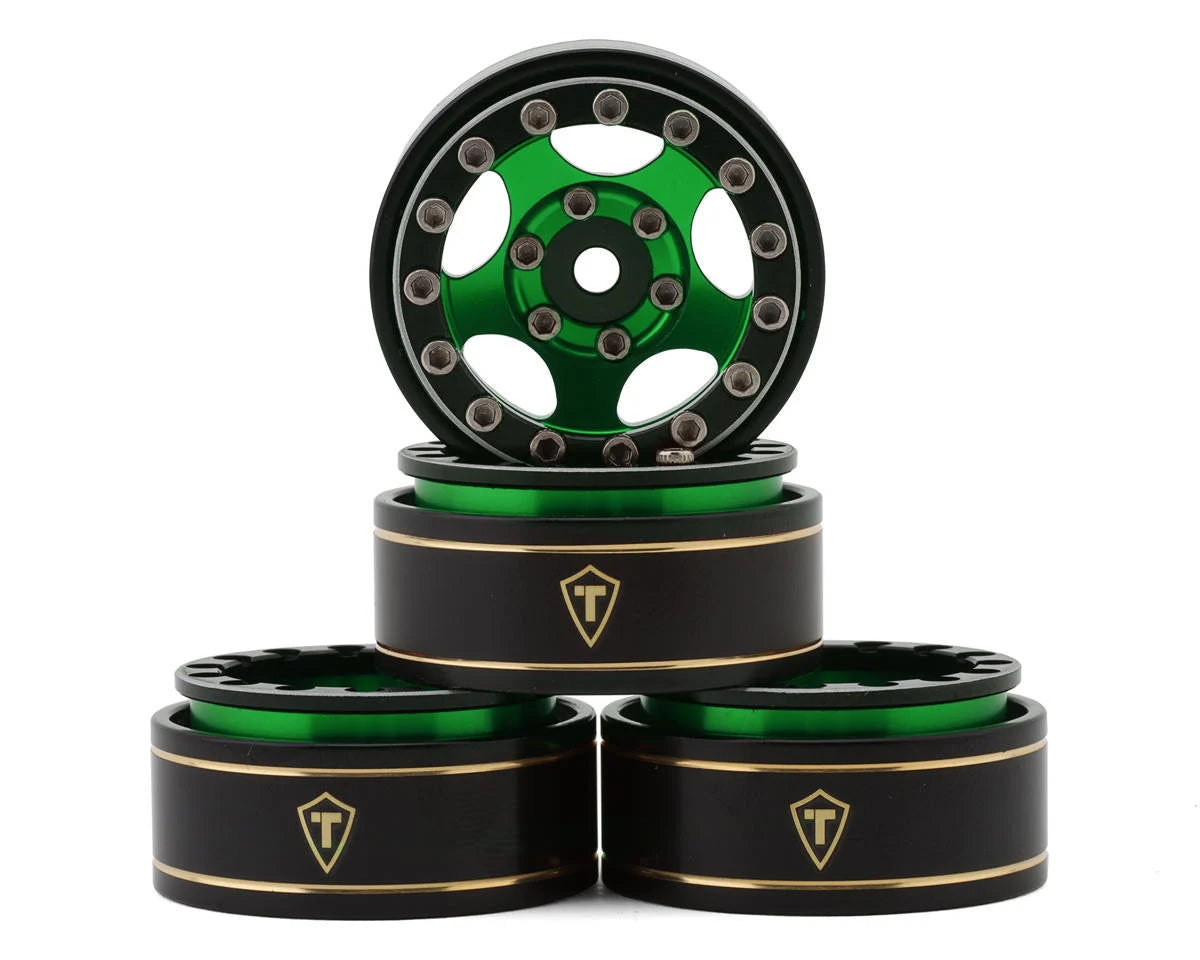 Treal Hobby Type B 1.0" 5-Spoke Beadlock Wheels (Multiple Colors) (4) (22.4g) Amain Hobbies