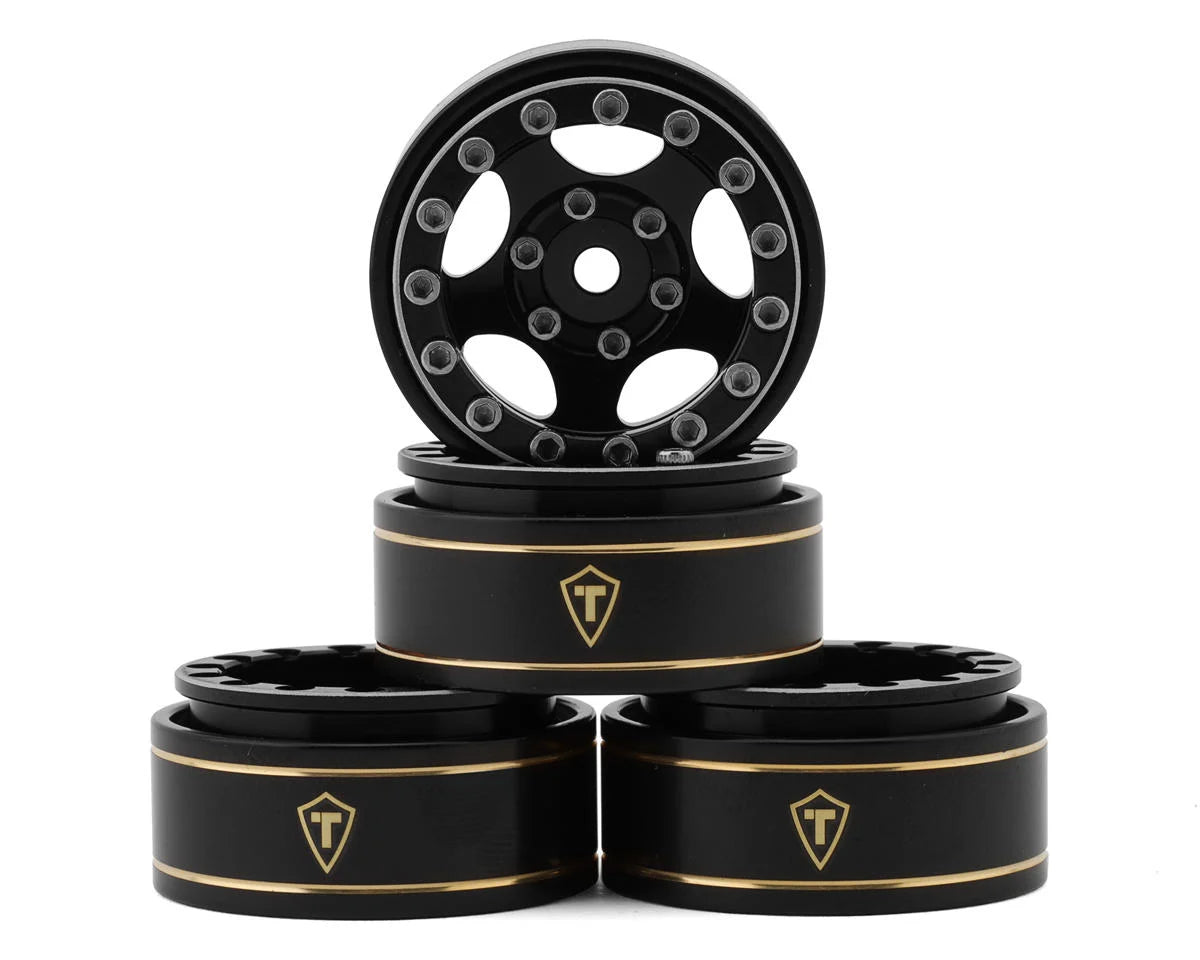 Treal Hobby Type B 1.0" 5-Spoke Beadlock Wheels (Multiple Colors) (4) (22.4g) Amain Hobbies