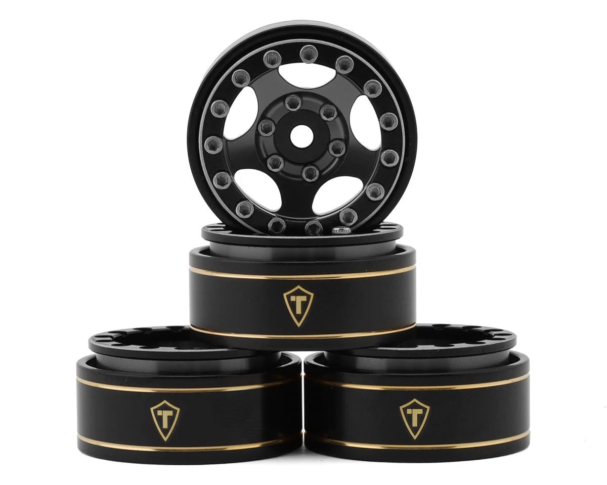 Treal Hobby Type B 1.0" 5-Spoke Beadlock Wheels (Multiple Colors) (4) (22.4g) Amain Hobbies