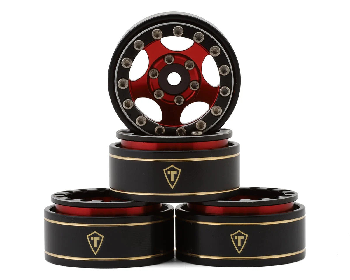 Treal Hobby Type B 1.0" 5-Spoke Beadlock Wheels (Multiple Colors) (4) (22.4g) Amain Hobbies