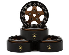 Treal Hobby Type B 1.0" 5-Spoke Beadlock Wheels (Multiple Colors) (4) (22.4g) Amain Hobbies