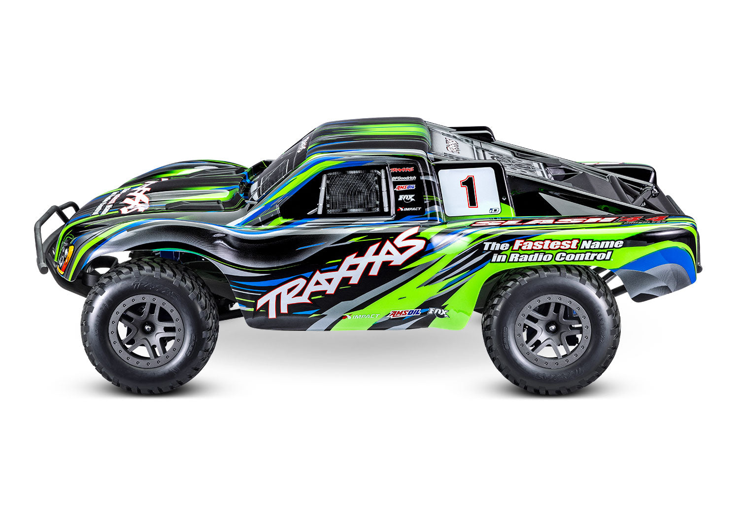 Traxxas SLASH 4X4 BL-2S BRUSHLESS: 1/10 SCALE 4WD SHORT COURSE TRUCK (68154-4) TRAXXAS