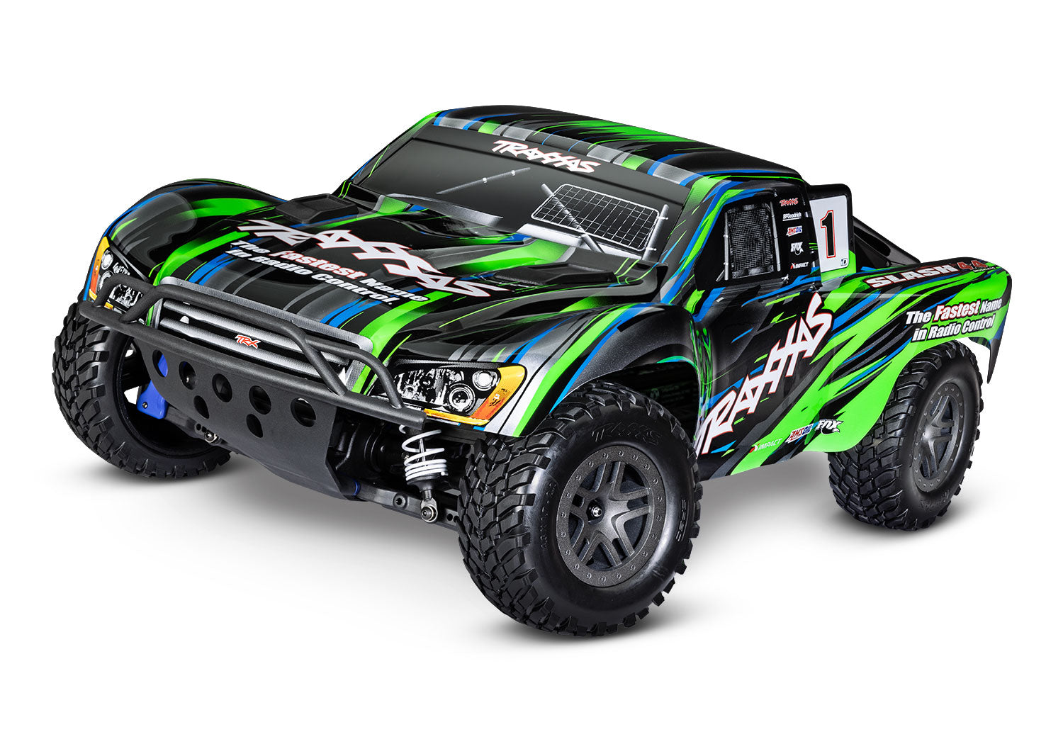 Traxxas SLASH 4X4 BL-2S BRUSHLESS: 1/10 SCALE 4WD SHORT COURSE TRUCK (68154-4) TRAXXAS