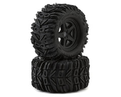 UpGrade RC Dirt Claw 2.8" Pre-Mounted All-Terrain Tires w/5-Star Wheels (2) (17mm/14mm/12mm Hex) (UPG-10000) Amain Hobbies