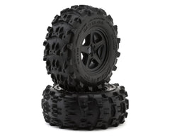 UpGrade RC Saw Blade 2.8" Pre-Mounted Off-Road Tires w/5-Star Wheels (2) (17mm/14mm/12mm Hex) (UPG-10003) Amain Hobbies